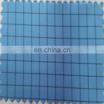 5mm grid 98% polyester filamnet yarn 2% carbon yarn antistatic fabric