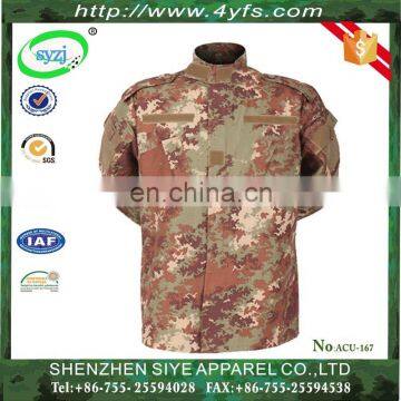 Durable TC65/35 military uniform for digital army ACU uniform