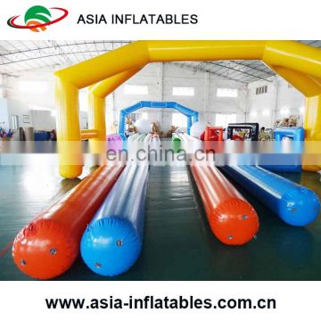 Professional 6m Long Triathlon Marks ,Sea Safe Buoys , Infltable Tube Swimming Buoys