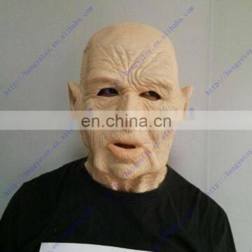 Hot Selling Full Head Carnival Mask Cosplay Latex Adult Old Man Realistic Mask