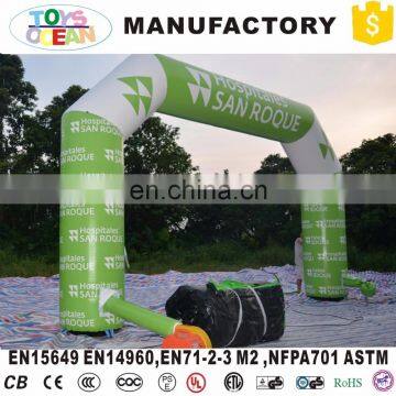 Giant PVC Advertising Inflatable Finish Line Arch With Logo Printing Customized Made photo-5