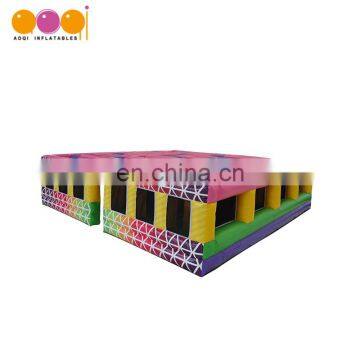 China inflatable outdoor games inflatable maze, inflatable labyrinth for kids and adults