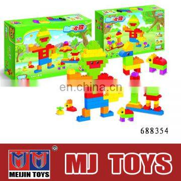 115pcs ABS plastic funny bricks building block children puzzle games wholesale