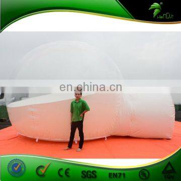 Diamerter 4m Inflatable Clear Bubble Tent , Inflatable Clear Dome Tent , Clear Bubble Tent For Sale