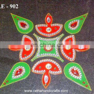 Decorative rangoli handicrafts