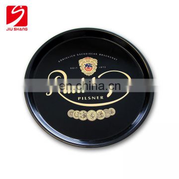 Customize bottle cap shape plastic serving tray with anti slip surface