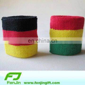 Promotional national flag sports wristband