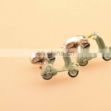 cheap Stainless Steel novelty green electrombile electriccar cufflinks,Elegant Custom Men's motobike Electrombile Cufflinks