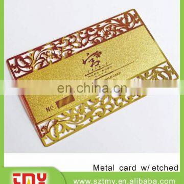 86*54*0.3mm Aluminum/ Stainless Steel Metal Business Card ,embossed Metal Cards photo-5