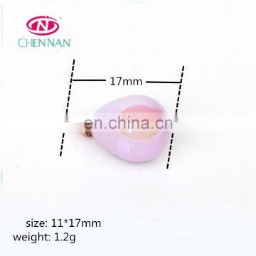 11*17 mm Charm Classic Yiwu Jewelry Accessories Light Pink Necklace Pendant photo-2