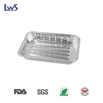 aluminum foil barbecue tray, disposable aluminum foil grill tray/bbq pan