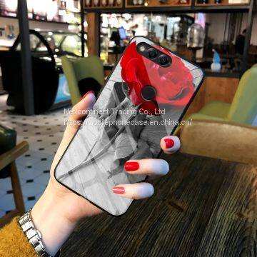 Best Sale Colorful Tempered Glass Protactive Phone Cover For Huawei Honor 7x Case photo-3