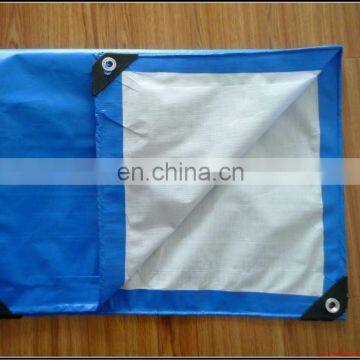 100 % agriculture tarpaulin /Raincoat heavy duty pe tarpaulin vietnam with blue color coating film