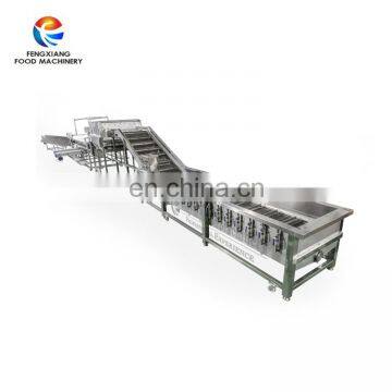 Automatic Manufacture Cassava Sweet Potato Washing Grading Processing Machine Line