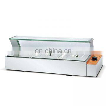 Food Warmer Equipment Roll Top cold and hot chafing dish buffetbainmarie