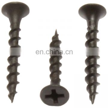 Drywall screw supplier 3.5x25 black phosphate drywall screw bugle head drywall screw with good price