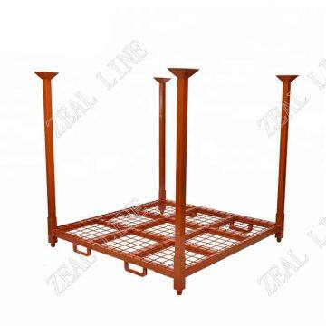 Folding 72X72 Inch Metal PCR Tire Tyre Collapsible Stacking Storage Rack photo-3