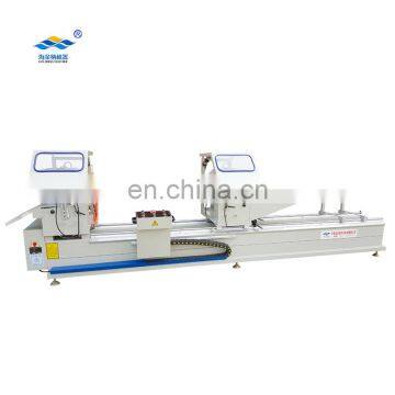 Aluminum double head cutting machine for 45 and 90 degree