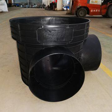 High Density Polyethylene Black Plastic Inspection Shaft 