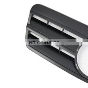 Матовый черный передний решетка радиатора с 3 ребрами для Mercedes Benz CLK Class W208 97-02 в стиле AMG photo-4