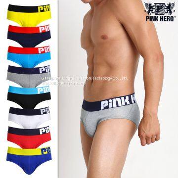 Fashion Men's Underwear Wholesale 8-Color Comfortable Edition Men's Briefs OEM / ODM