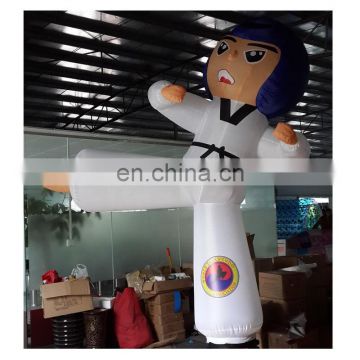 Wholesale 3mH Cheap Inflatable Taekwondo Figure For Advertising And Promotional