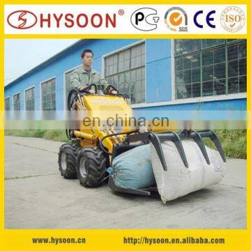 HYSOON Diesel Mini Skid Steer Loader With 4 in 1 Bucket for Farm photo-2