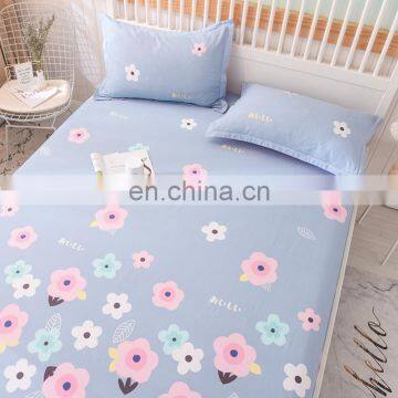 2020 New Design Comforter Modern 3D Floral Printed Full Size 100% Cotton Flat Bed Spread Cover Fitted BedSheets Set For Home photo-3