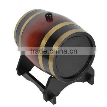 High Quality 5 Liters Wooden Oak Wine Barrels With Stainless Steel Tap photo-3