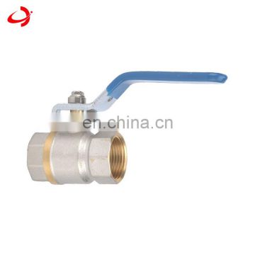 JD-4060 Nice quality control compression brass ball valve with gauge