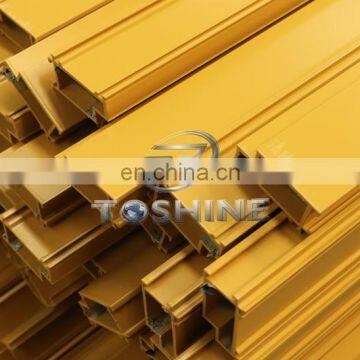 Toshine White Powder Coated Aluminum Extrusions , OEM Aluminum Door Frame Profile ISO Approval photo-3