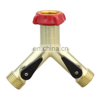 Garden irrigation metal copper brass butt hose connector