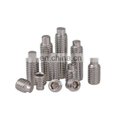 Stainless Steel DIN913 DIN914 DIN915 DIN916 Dog Point Grub Screw Hex Socket Set Screw With Cone Point photo-5