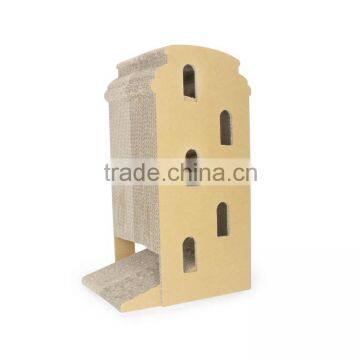 Cardboard Playing Toy Cat Scratching Corrugated