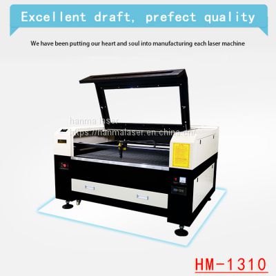 Guangzhou factory HM-1313 laser rubber/plastic/plexiglax cutting machine CNC carbon laser cutting machine from China