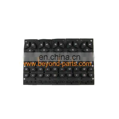 SK200-3 excavator console rubber keypad