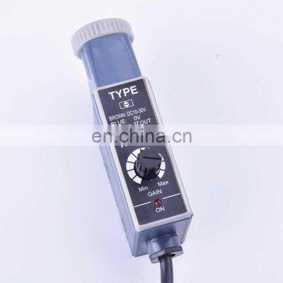 KS-C2 series NPN color sensor switch KS-C2G KS-C2W KS-C2R KS-C2B KS-C2RG KS-C2WG KS-C2GB, 10-30VDC NPN PNP Color mark sensor