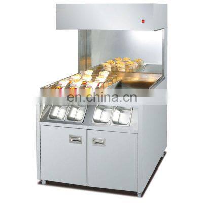 KFC fast food equipment chips worker /potato chips warmer station