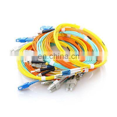 High quality Single Mode 9/125 Duplex ST LC FC SC-SC/UPC Fiber Optic Patch Cord