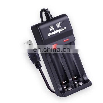 Promotional Fast Charger 2 Slots 1.2 volt aa aaa Ni-MH Ni-Cd rechargeable battery Charger with USB output