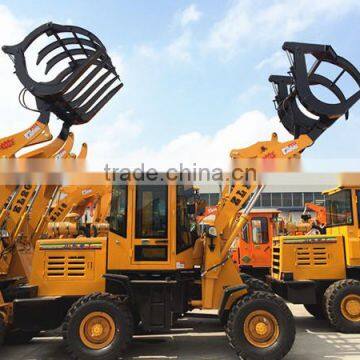 Road construction, 1.8ton chinese mini wheel loader-tractor snow thrower