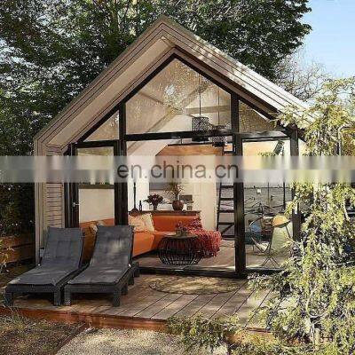 Turnkey style light steel prefab house tree house prefab for villa hotel