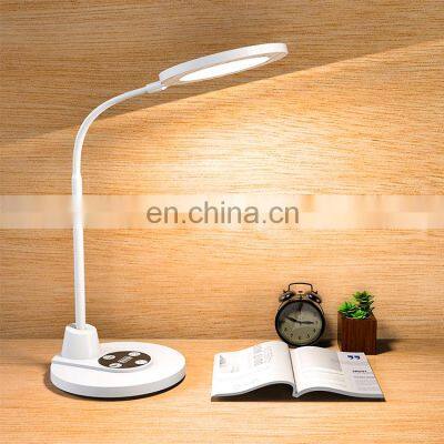 10W 600lm Reading Table Lamp Touch Control Dimming CCT Adjustable Folding Modern Mulifunction LED Desk Light