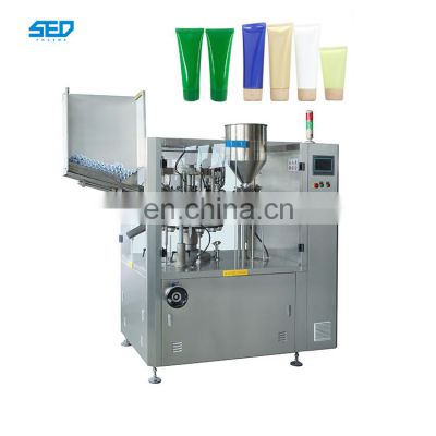 Automatic Body Cream Adhesive Rotary Tube Filling and Sealing  Machine