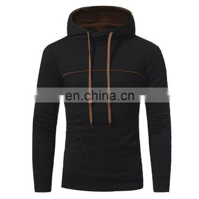 OEM High Quality oversize plain sweatshirt wholesale 100% cotton custom embroidery blank unisex hoodie for men