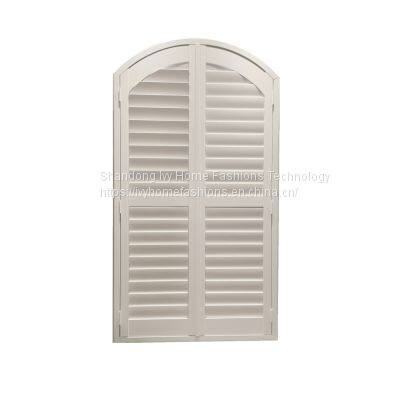 Customized Plantation Shutters High Quality PVC Shutters Blinds Shades For Home/Office photo-3