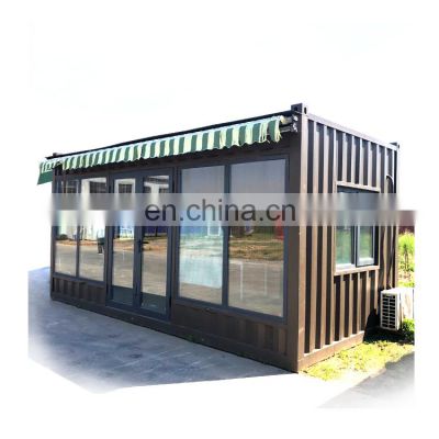 Strong prefabricated container coffee bar shipping shop cafe modular house