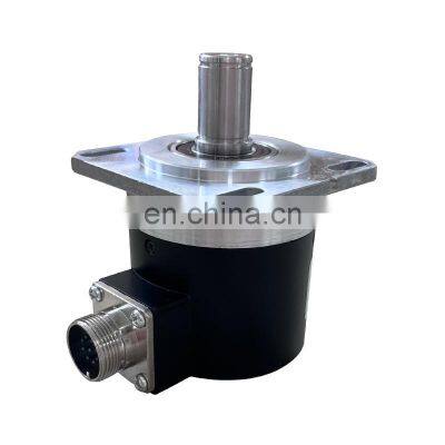 58mm Rotary Encoder Flange Solid Shaft With Flange 8mm Shaft 2048ppr Encoder photo-3