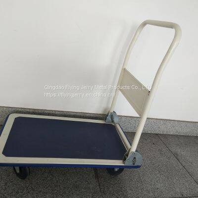 PH150S Foldable Heavy Duty Flatbed Push Cart Dolly Platform Hand Trolley Cart Truck with 150kg Load