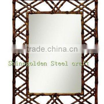 Wrought Iron Square shape Wall Mirror